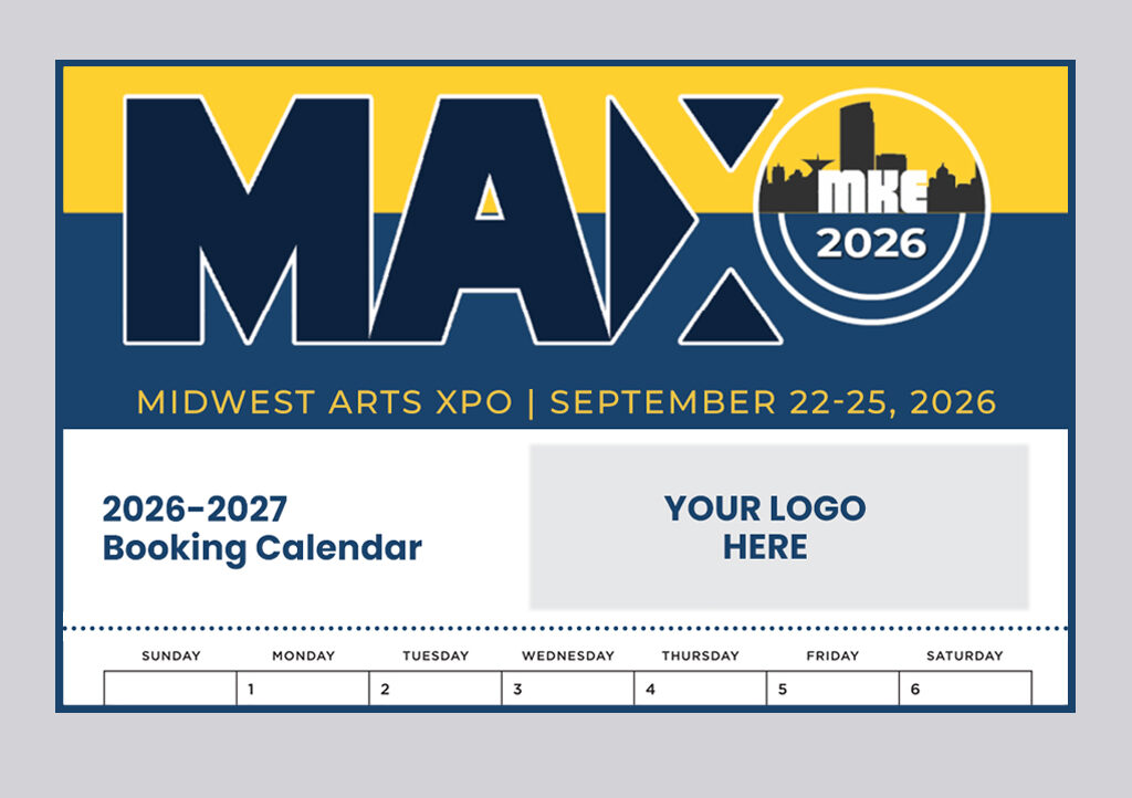 Midwest Arts XPO 2026 booking calendar
